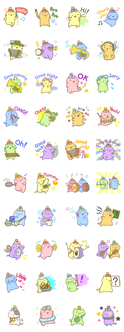 Get Wallpaper Line Creators Stickers Mitchirineko Marching Sticker Free